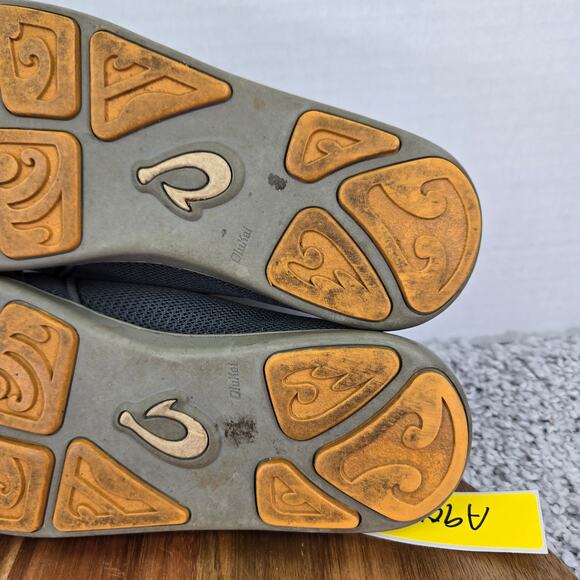 Olukai Nohea Mesh Slip On Dark Shadow Casual Loafer Sneakers Mens 10 10188-4242 - Picture 9 of 12